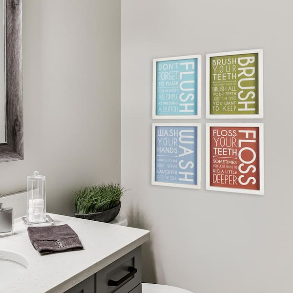 Wall Art Text Quote House Bathroom Shower Room Decoration 01 