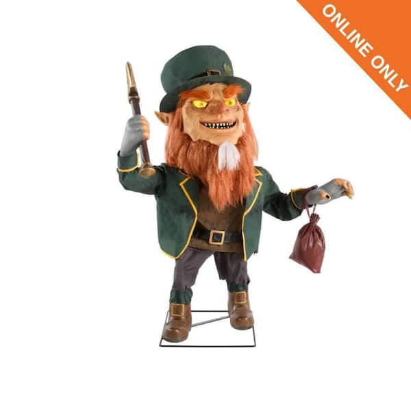 4.5 FT Wicked Woods Animated LED Cursed Clover