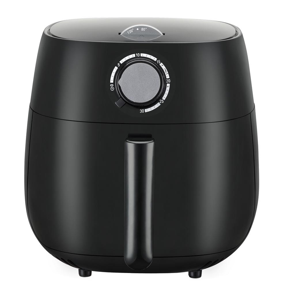 Emerald - Brandclub - 4.2 Qt. 1800-Watt Black Air Fryer with