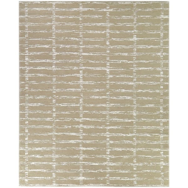 BALTA Weldon Tan 5 ft. x 7 ft. Stripe Area Rug