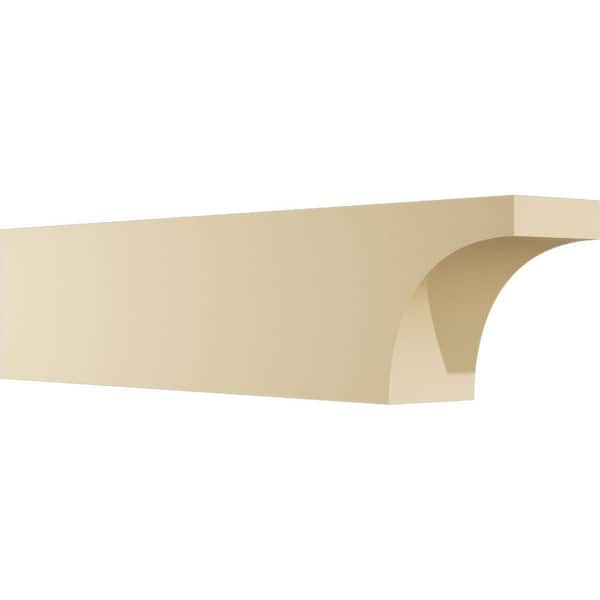Ekena Millwork Standard Huntington 5 in. W x 8 in. H x 36 in. D Signature Urethane Rafter Tail Outlooker
