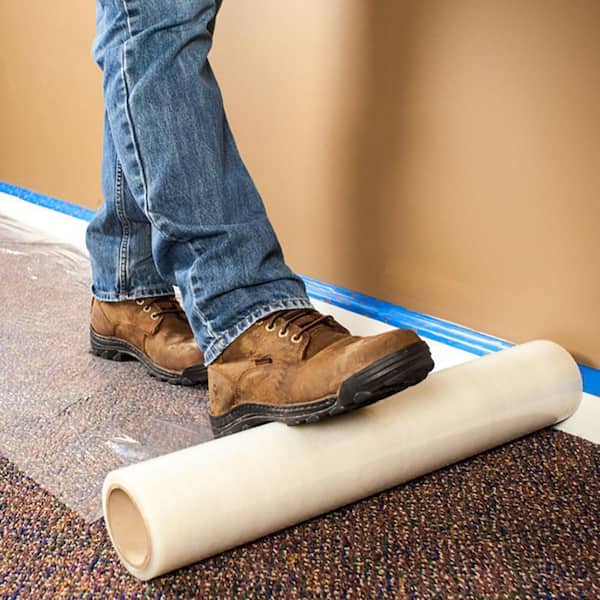 Cover N Go Self Adhesive Padded Floor Protection 3 x 82 246 Sqft Remodeling Construction Moving Protects Hardwood and Tile from at MechanicSurplus.com