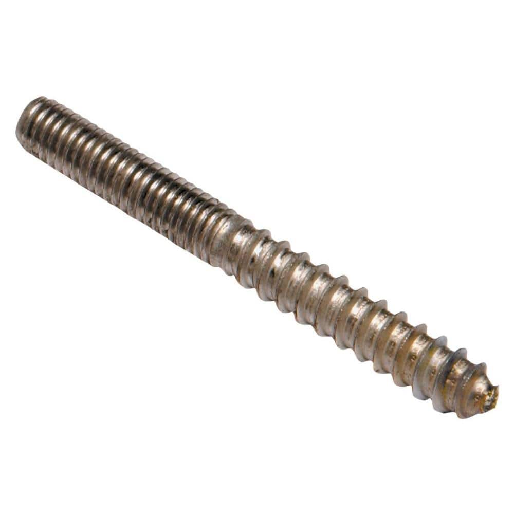 Hillman 3/8 in.-16 x in. Hanger Bolt (6-Pack) 44954 The Home Depot