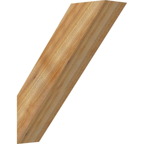 Ekena Millwork 6"W x 22"D x 26"H Traditional Rough Sawn Knee Brace, Western Red Cedar