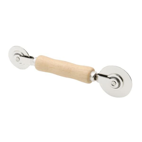 2-1/2 in. x 2 in. Steel Nylon Wheel Roller With Wood Handle