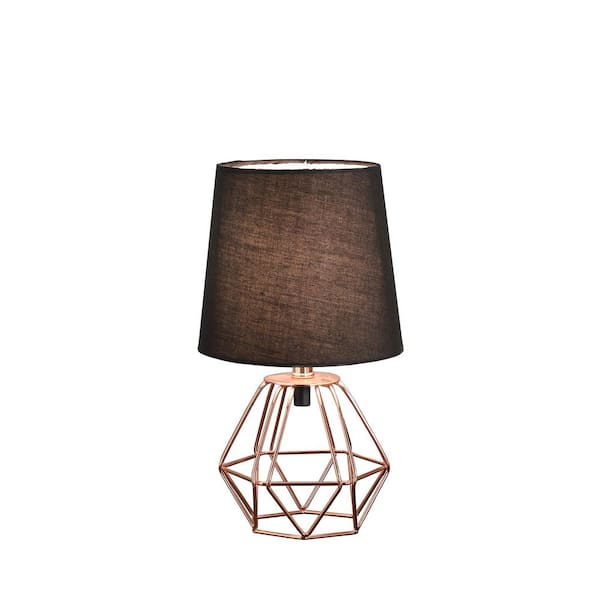 Way Metal Table Lamp With Fabric Shade, 22 Inch Table Lamps