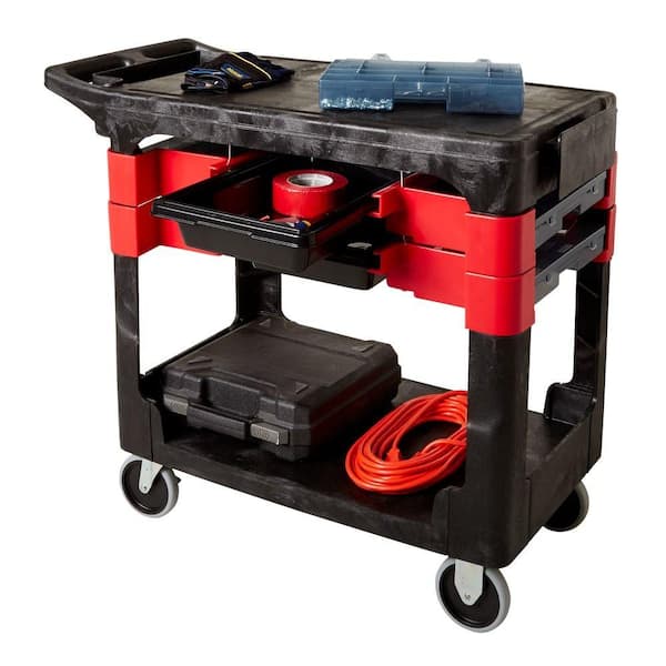 RCP409100BLA - Rubbermaid® Commercial Xtra Utility Cart with Open
