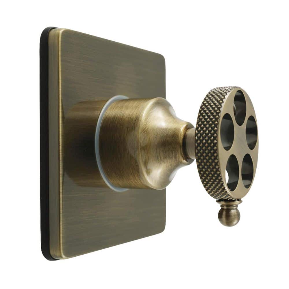 Webb 1/2 in. Single-Handle 1-Hole Wall Mount 3-Way Diverter Valve with Trim Kit in Antique Brass price history on PriceWatchPro