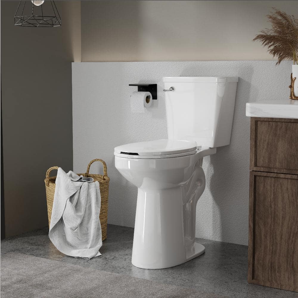 Simple Project Tall Toilets for Seniors 21 in 2-Piece 1.28 GPF Single ...