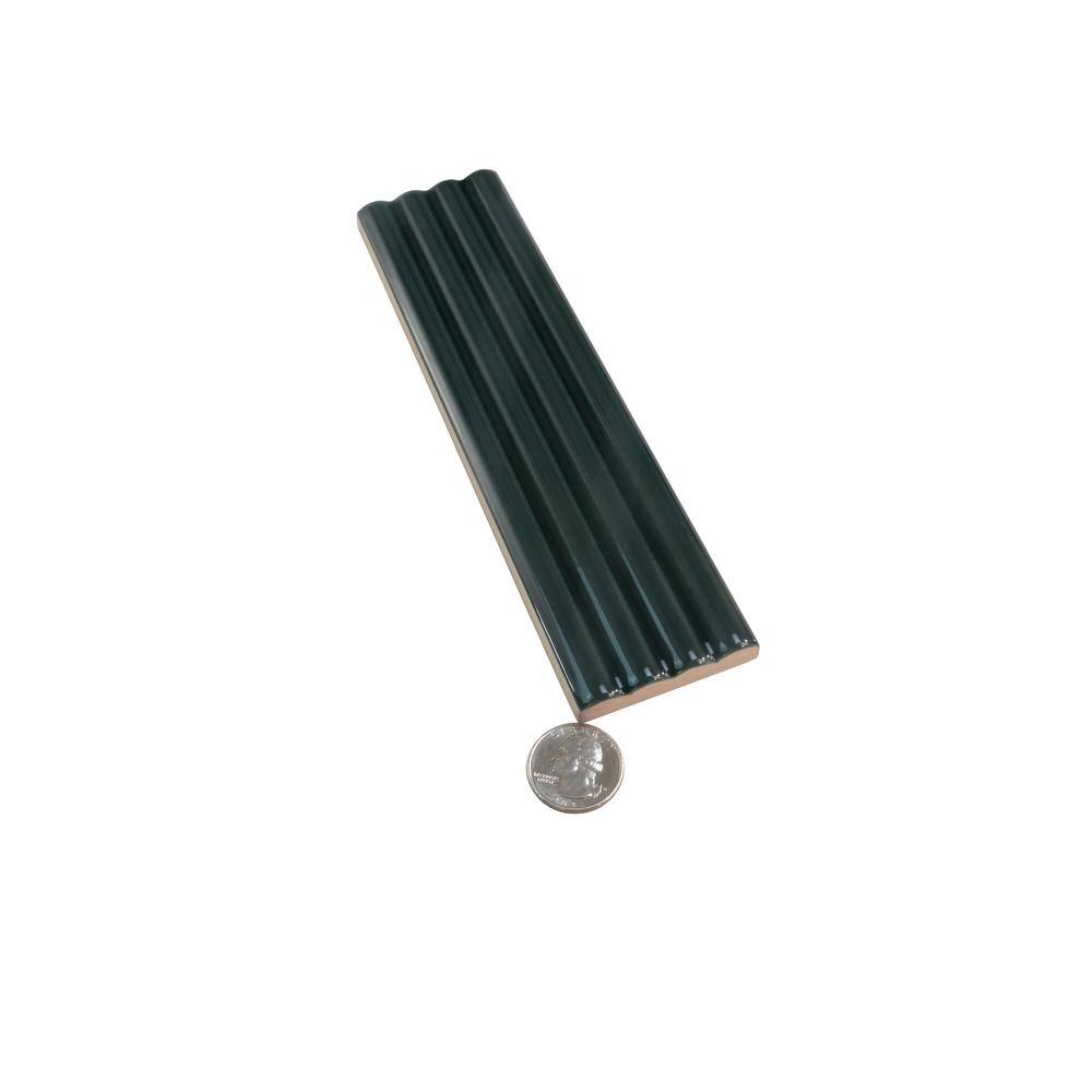 Green Glossy Ceramic Subway Tile for Kitchen and Bathroom
