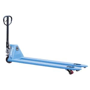 4400 lbs. 20.5 in. x 71 in. Forks Industrial Grade M20NL (Narrow and Long) Manual Pallet Jack