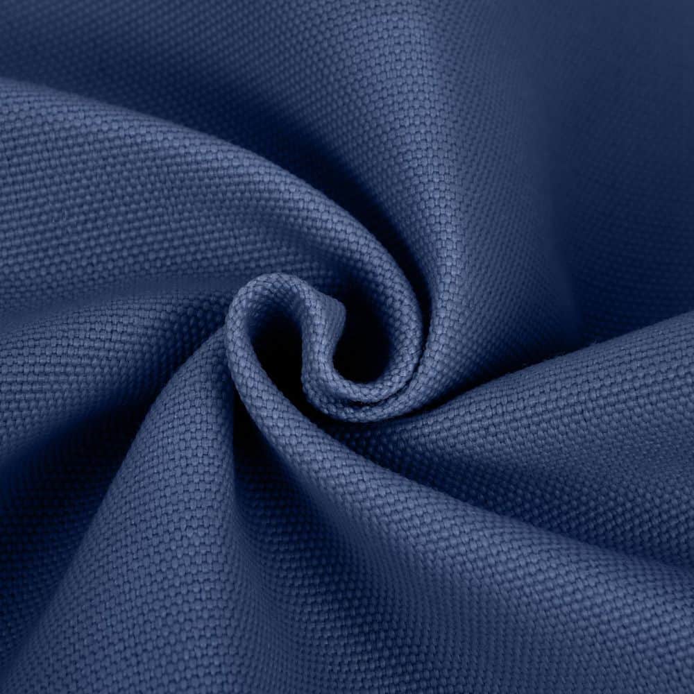 Navy Blue Foam Outdoor Dining Chair Cushions, Set of 2