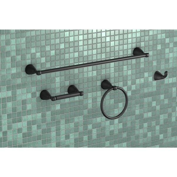 PRIVATE BRAND UNBRANDED Alima 4-Piece Bath Hardware Set with Towel