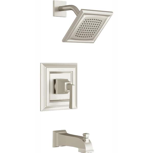 American Standard Town Square S Water Saving Tub and Shower Trim Kit for Flash Rough-in Valves in Brushed Nickel (Valve Not Included)