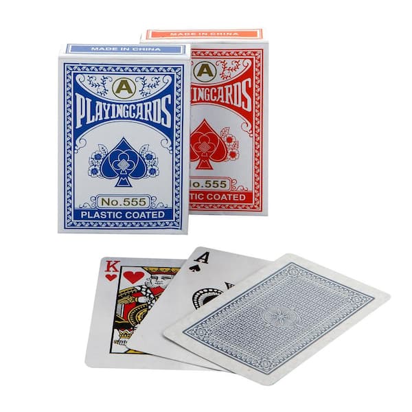 Hathaway Monte Carlo Dual Deck Standard Playing Cards W Case Black