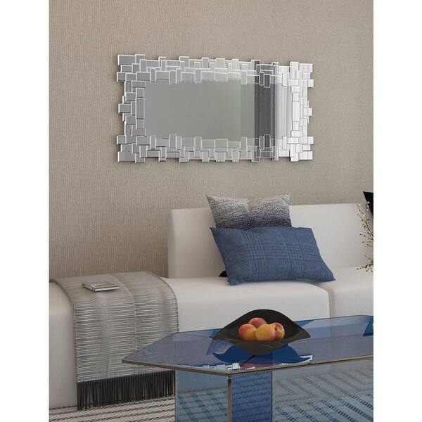KOHROS 47 in. x 25 in. Modern Rectangle Frameless Decorative