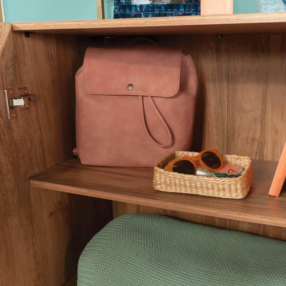 Sindoori Mango Brown Storage Cabinet with Adjustable Shelving