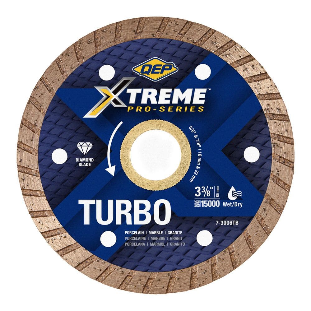 Xtreme Pro Series 3-3/8 in. Turbo Diamond Blade Cuts Through Porcelain, Marble, Granite, Brick and Pavers price history on PriceWatchPro