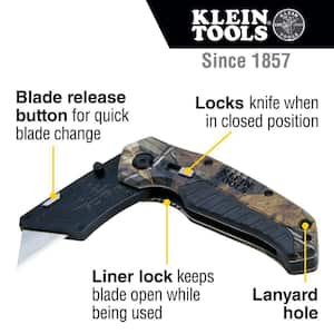 Klein Tools 3-Blade Pocket Knife with Screwdriver 1550-6 - The Home Depot