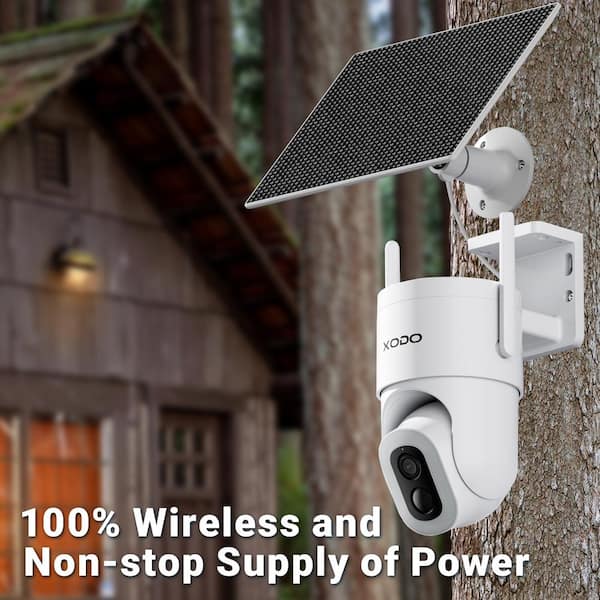 Solar night vision security hot sale camera