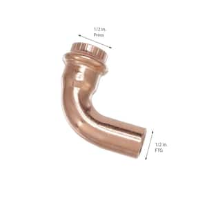 ProPress 1/2 in. Press x 1/2 in. FTG Copper 90-Degree Street Elbow (10-Pack)