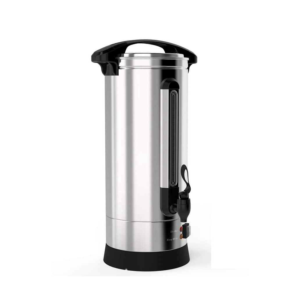 65 Cup Fast Brew Stainless Steel Coffee Urn and Hot Water Dispenser with Keep-Warm Mode price history on PriceWatchPro