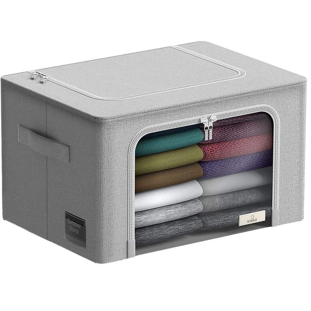 Sorbus Storage Bins, Stackable and Foldable Clothes Organizer Bags