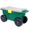 Pure Garden 20 in. Plastic Garden Storage Cart and Scooter 75-MJ2011 ...