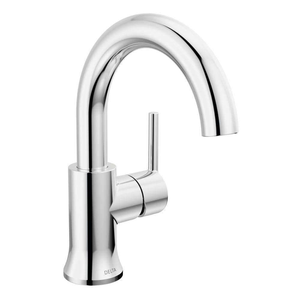 Modern Sleek Stainless Steel Single Hole Bathroom Faucet with Eco-Friendly Design
