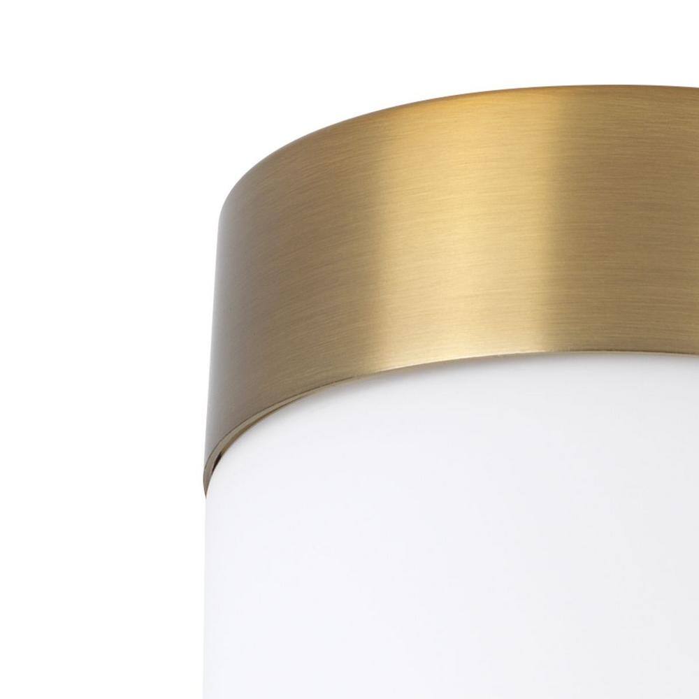 Brushed Bronze 2-Light Mid-Century Modern Vanity Fixture