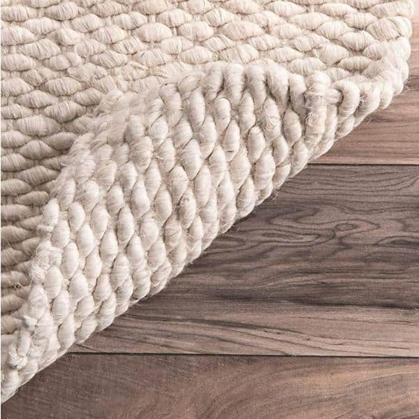 Organico 8' x 10' Ivory Handcrafted Jute Area Rug