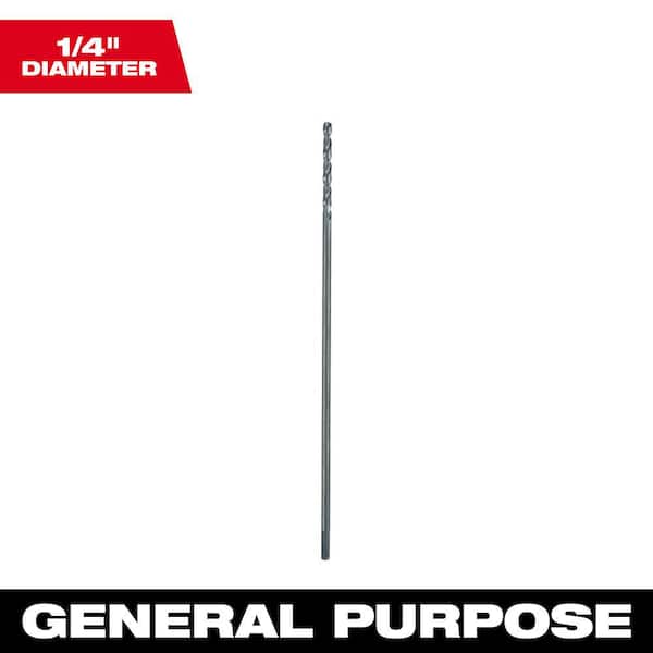 1/4 in. x 12 in. Thunderbolt Aircraft Length Black Oxide Drill Bit