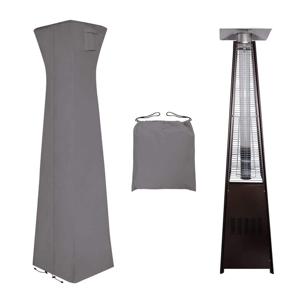 90 in. H x 23 in. L x 23 in. W Patio Heater Cover w/Zipper & Storage Bag Wa