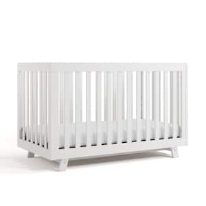 Beckett White 3In1 Convertible Crib
