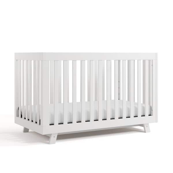 Beckett White 3In1 Convertible Crib
