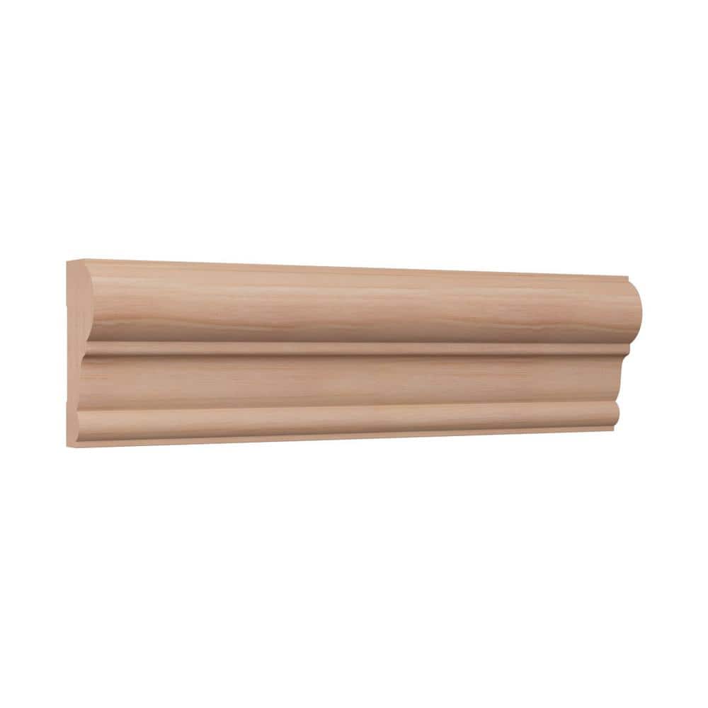 Cherry Solid Wood Chair Rail Molding 1"D x 2.38"W x 96"L
