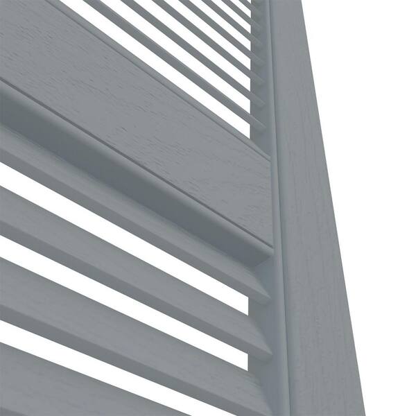 Ekena Millwork TailorMade 14.5 in. W x 45 in. H Louvered Vinyl