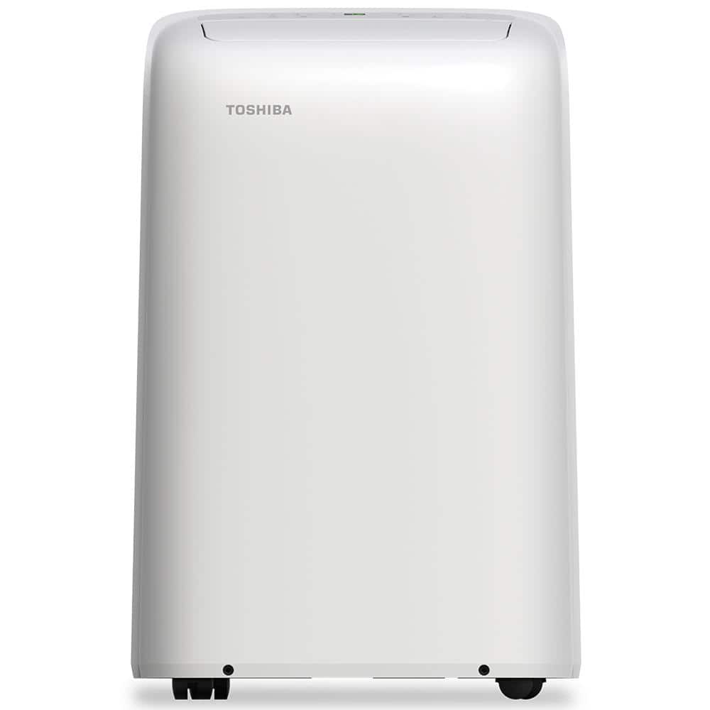 Toshiba 8,000 BTU (6,000 BTU, DOE) 115-Volt Portable AC with Dehumidifier Function and Remote Control in White
