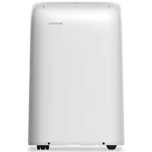 6,000 BTU Portable Air Conditioner Cools 250 Sq. Ft. with Dehumidifier and Remote Control in White