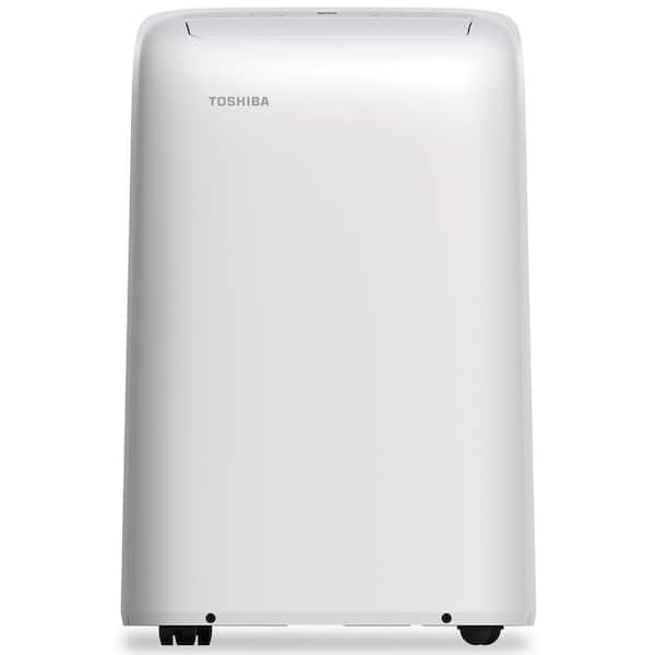 Toshiba 7,000 BTU Portable Air Conditioner Cools 300 Sq. Ft. with Dehumidifier and Remote in White