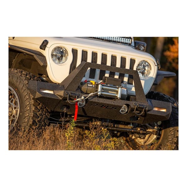 Aries TrailChaser Jeep Wrangler JL, Gladiator Aluminum Front Bumper (Option  9) 2082099