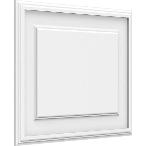 Ekena Millwork 5/8 in. x 20 in. x 16 in. Legacy Raised Panel White PVC ...