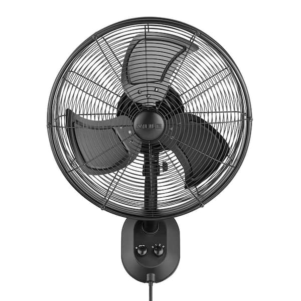 MULE Wall Mounted 18 in. Wet Rated Outdoor Oscillating Fan with Omni Reach Arm