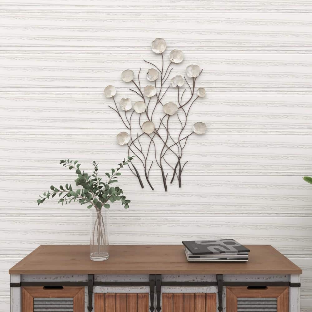 Nautical Metal Capiz Three-Dimensional Wall Sculpture