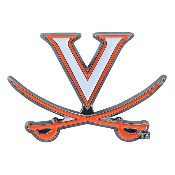 FANMATS 3.2 in. x 1.9 in. NCAA University of Virginia Color Emblem