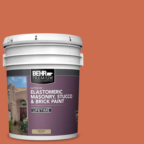 5 gal. #M180-6 Tiki Torch Elastomeric Masonry, Stucco and Brick Exterior Paint