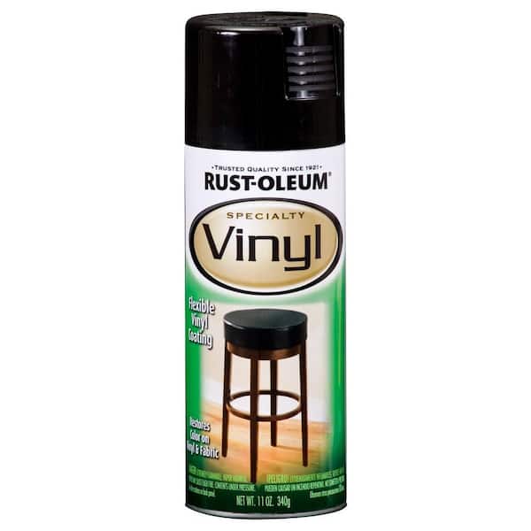 Rust-Oleum Specialty 11 oz. Black Vinyl Spray Paint (6-pack)