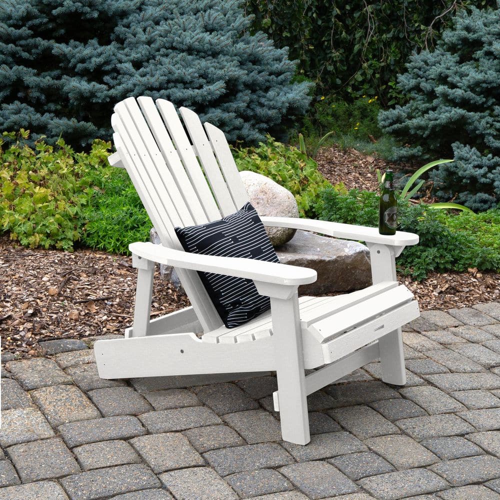 Highwood King Hamilton White Folding and Reclining Recycled