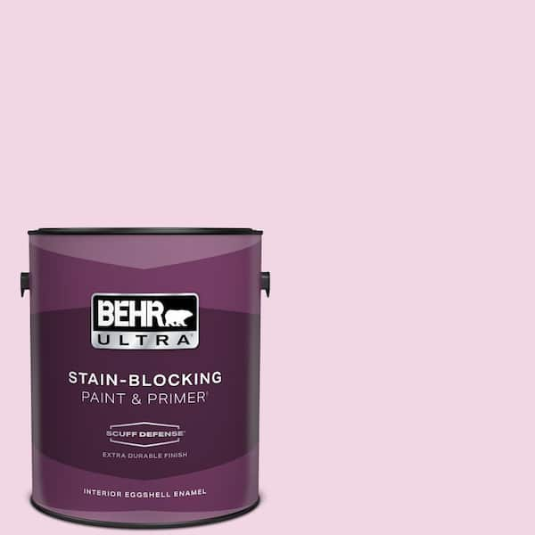 BEHR ULTRA 1 gal. #680A-1 Candy Tuft Extra Durable Eggshell Enamel Interior Paint & Primer