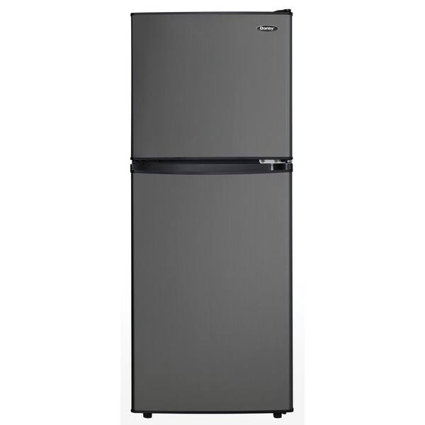 Danby 4 7 Cu Ft 2 Door Mini Fridge In Black Stainless Steel Dcr047a1bbsl The Home Depot